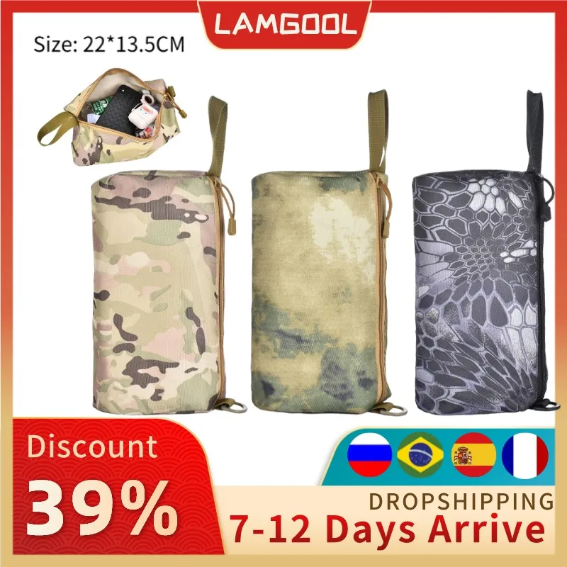 תיק הסוואה חיצוני עבור רב כלים טקטיים פועל edc נייד כלי אחסון תיק באיכות גבוהה מחנאות