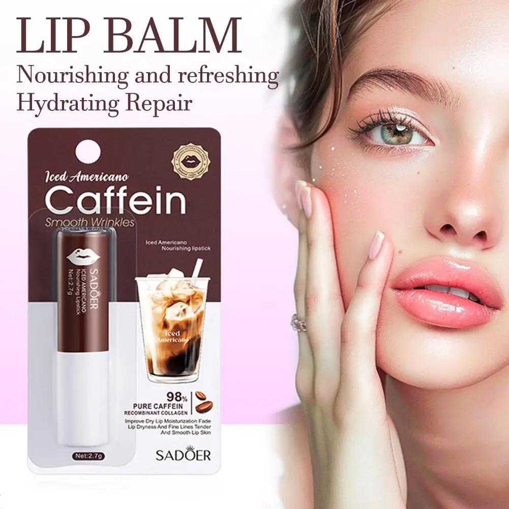 Lipstick Iced Americano Caffeine - Nourishing Lipstick, odżywia i poprawia suchość oraz sprawia, że usta są różowe.