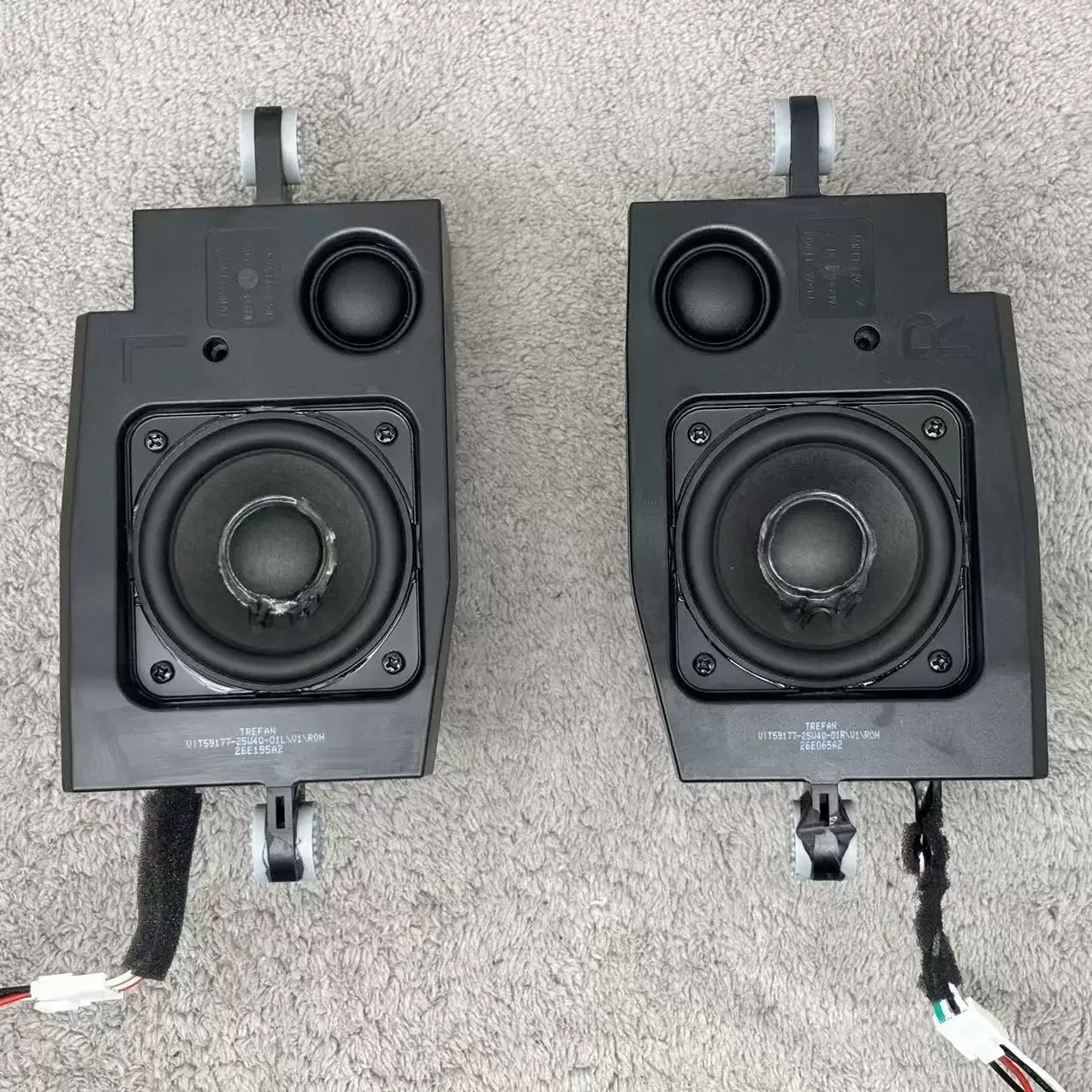 2PCS GHXAMP For Harman High-End Audiophile 2.5-Inch 133mm 2-Way Passive Speaker, 4 Ohm 25W, with Dual Bass Passive Radiators
