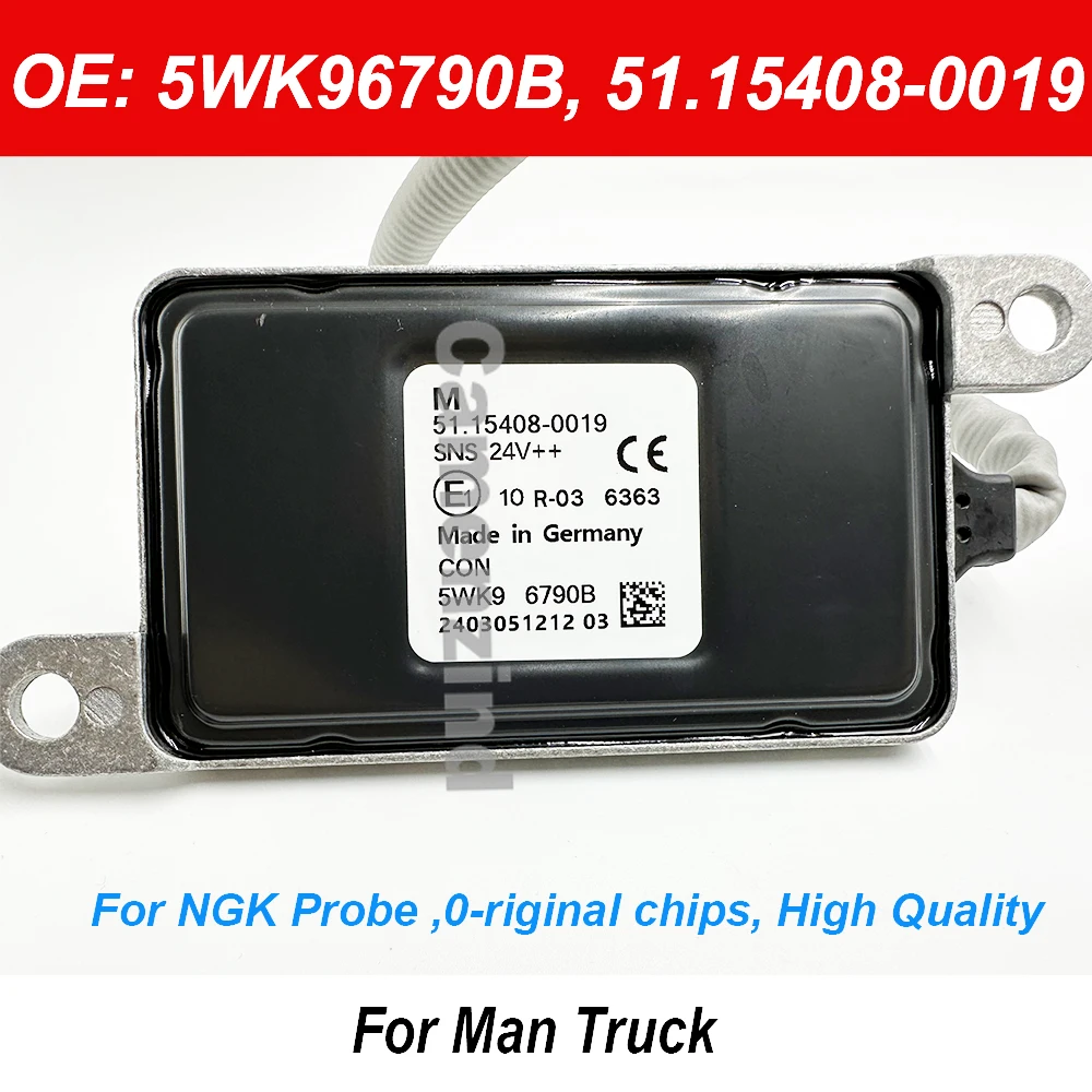 

5WK96790B 51154080019 High Quality For NGK Probe Nox Nitrogen Oxygen Sensor Made In Germany For MAN Truck 24V 51154080012