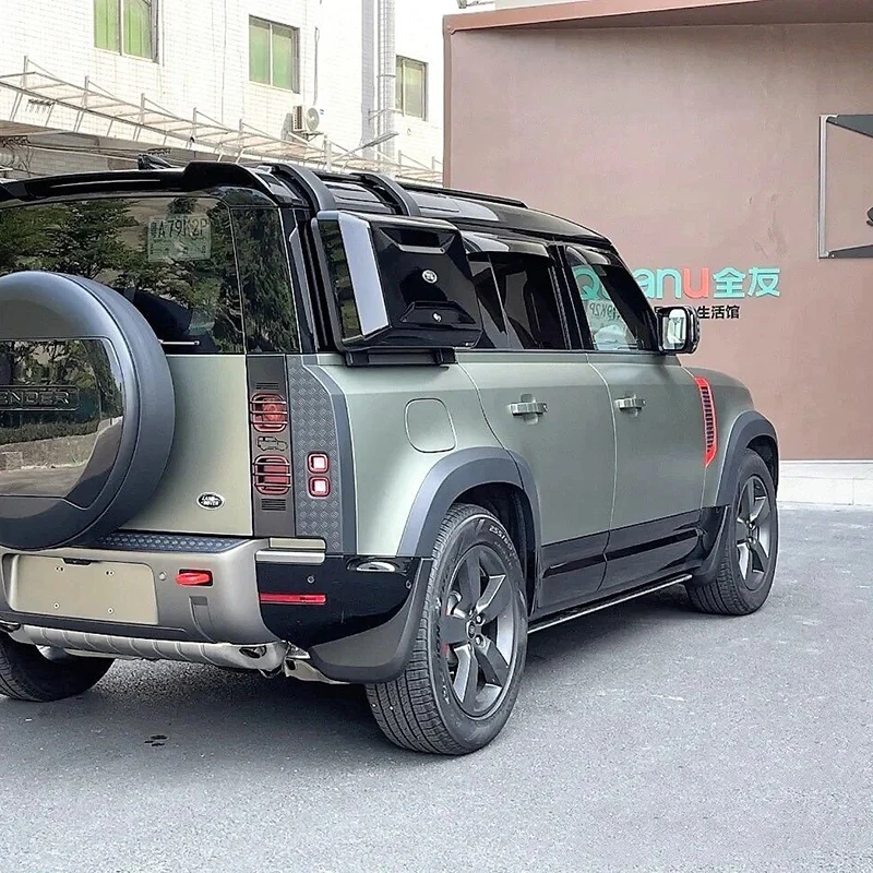 High Quality ABS Wheel Eyebrow Wheel Arch Protector Decor Kit For Defender 110 2020-2023 Scratch Proof