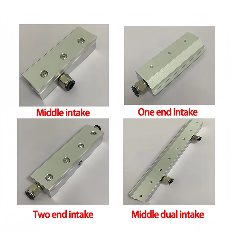 Pneumatic Industrial Air Knife Blower 30-700mm Aluminum Alloy Air Blade Drying Nozzle Compressed Air Wind Knife Cleaning Blow Of