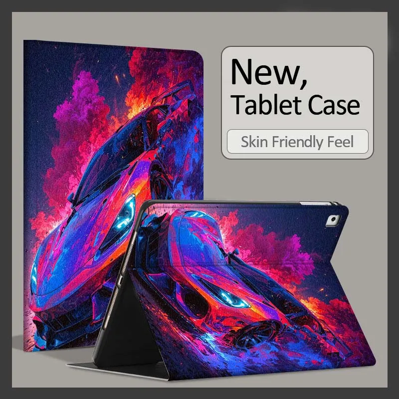 

Luxury Sports Car Art Pattern For Apple iPad 11th 10th 10.9 10.2 Pro 12.9 2 Air 3 13 11 7th 9.7 mini 7th 6 8.3 Tablet Case