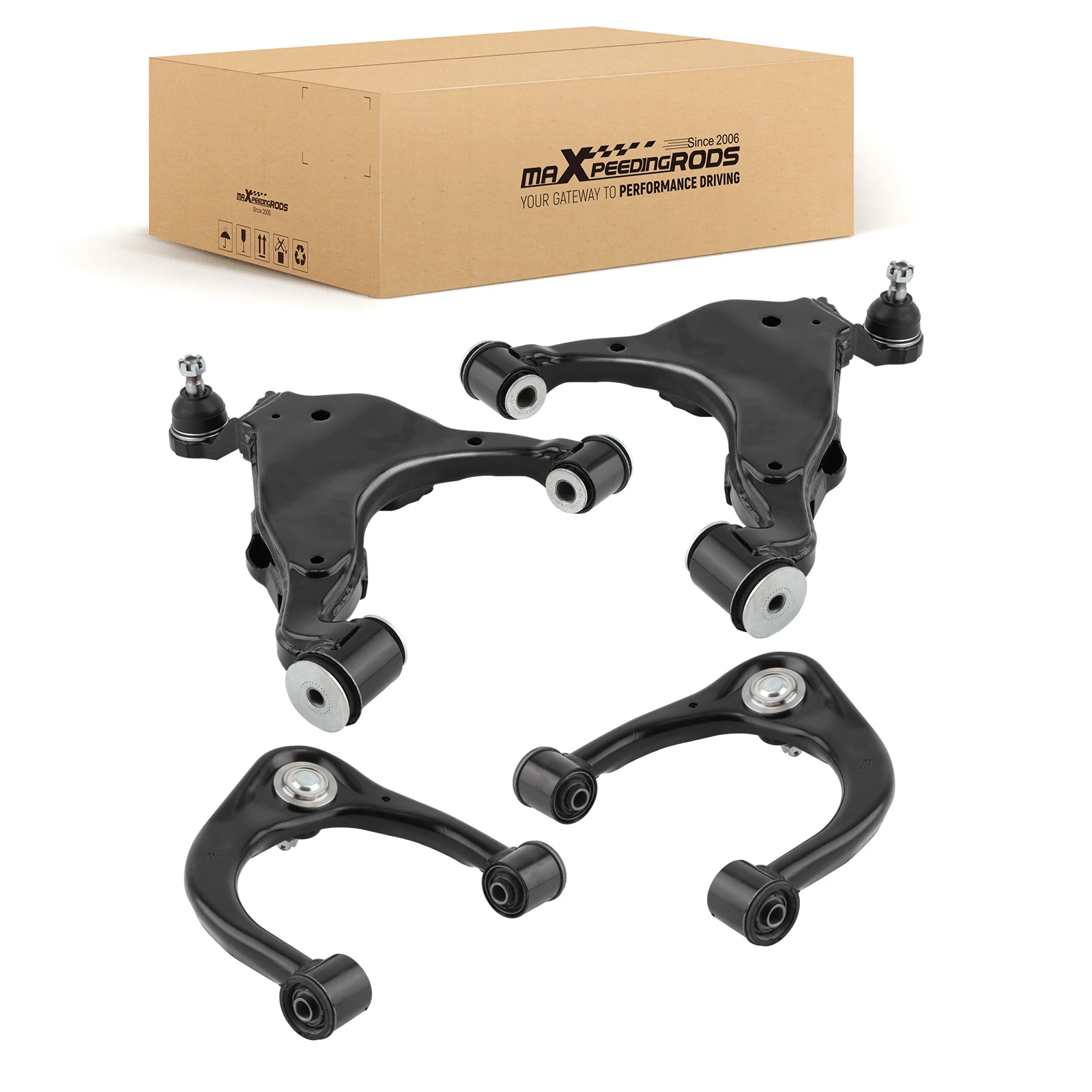 Suspension Kit Front Upper Lower Control Arm Ball Joints For Toyota Tacoma 2005-2015