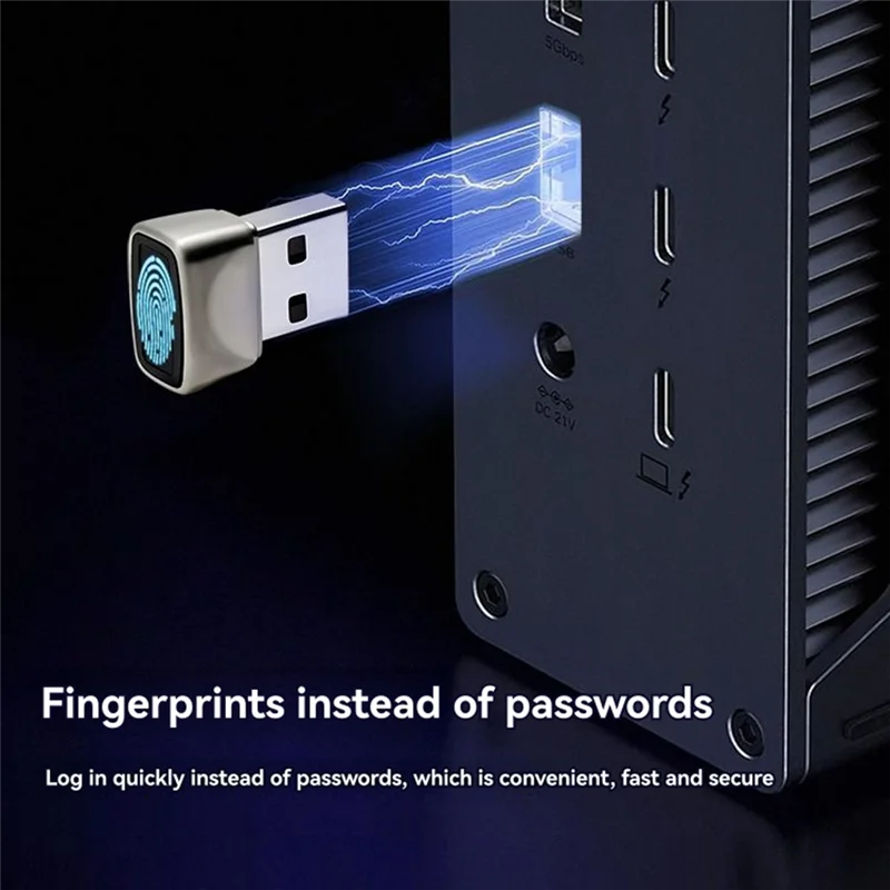 ABKQ-Fingerprint Login Hello Fingerprint Reader One-Click Secure Login One-Click Lock Screen Biometric Recognition