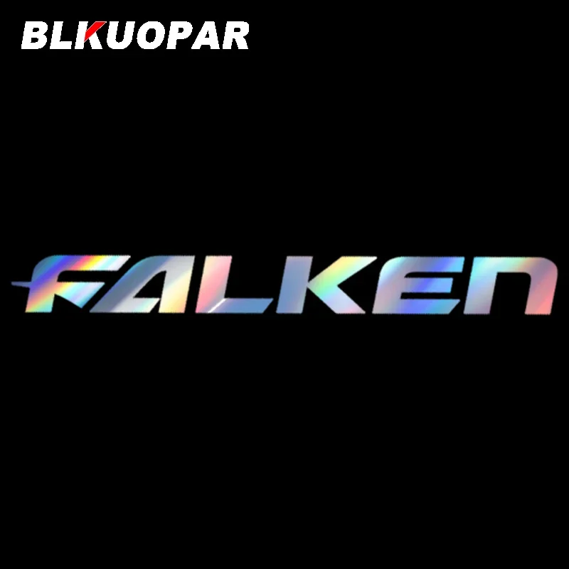 BLKUOPAR for FALKEN Tyre Sticker Logo JDM Vinyl Dope Laptop Car Stickers Laser Decals Campervan Motorcycle Decor Car Styling