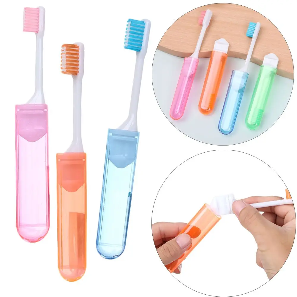 

Hygiene Portable Travel Camping Folding Toothbrush Business Trip Outdoor Tooth Brush Oral Cleaning