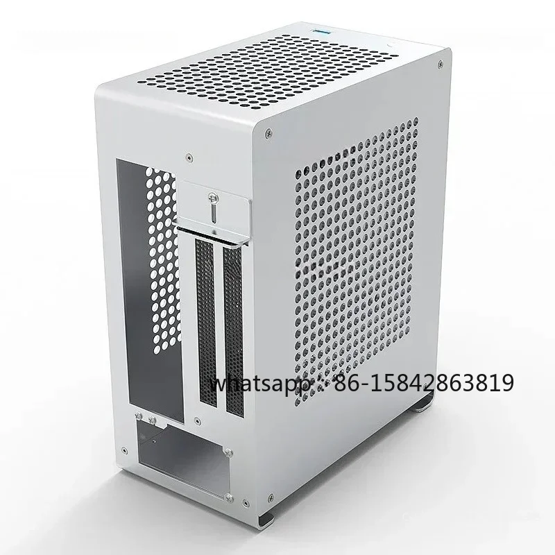 A1p All-aluminum Simple A4 ITX Mini Chassis Single Display 1u Power Supply Portable Backpack Host