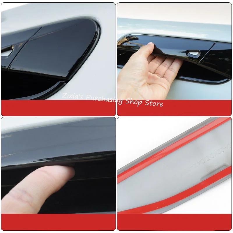 ل Volkswagen VW ID.4 ID.5 E21 E39 2021 ~ 2026 2022 2023 2024 2025 مقبض باب السيارة غطاء وقائي المضادة للخدش اكسسوارات الديكور #2