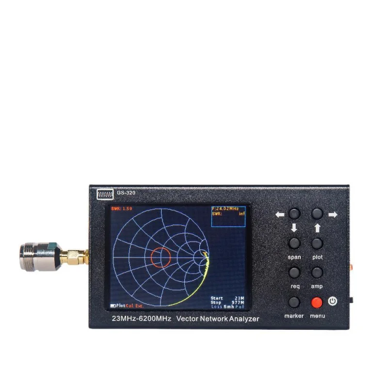 6GVector Network Analyzer Antenna TesterVNAHandheld Portable Passive Active Radio Detection