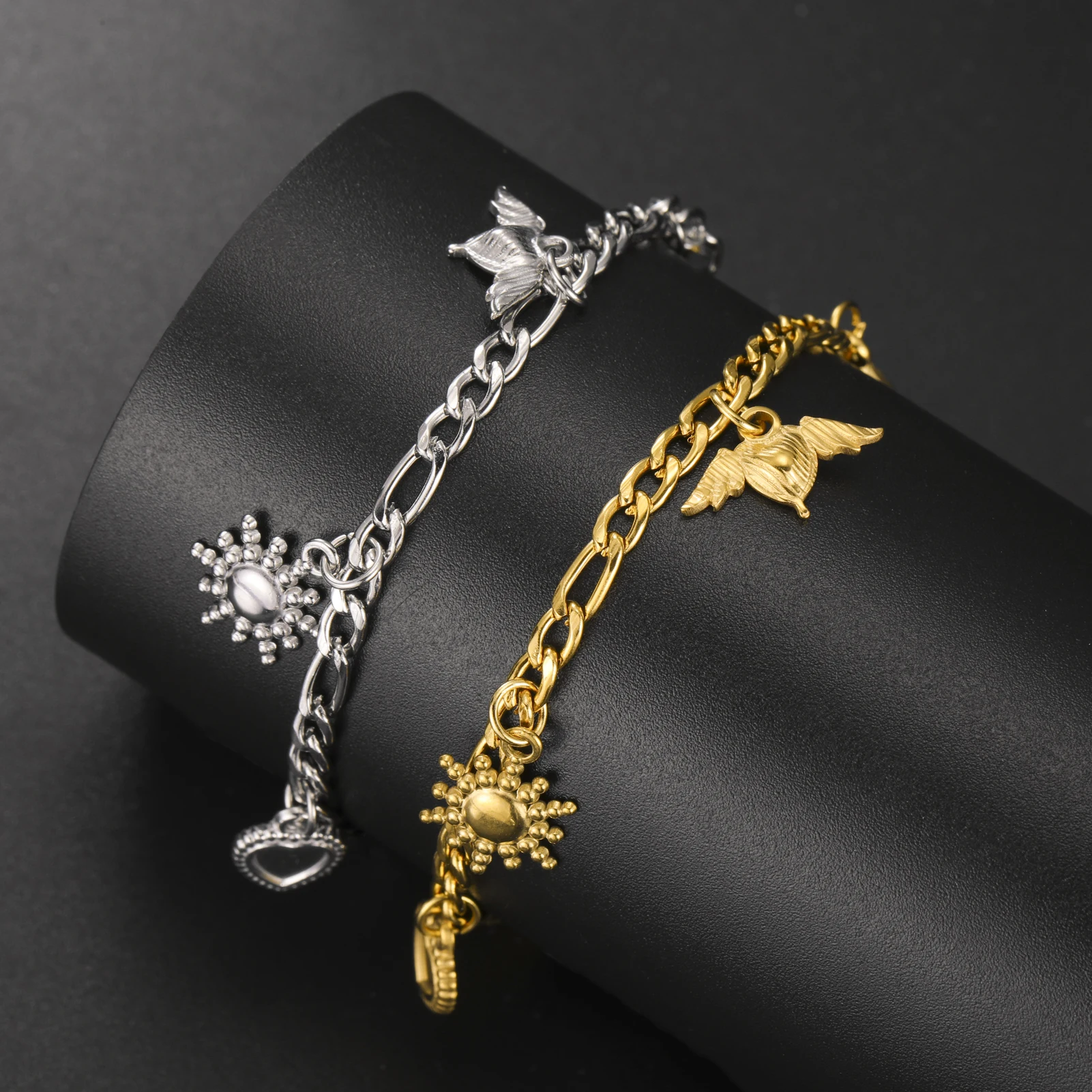 COOLTIME Seestern Muschel Armbänder für Frauen Edelstahl Mode Sommer Strand Schmuck Armband Zubehör für Ozean Liebhaber – Detail 18