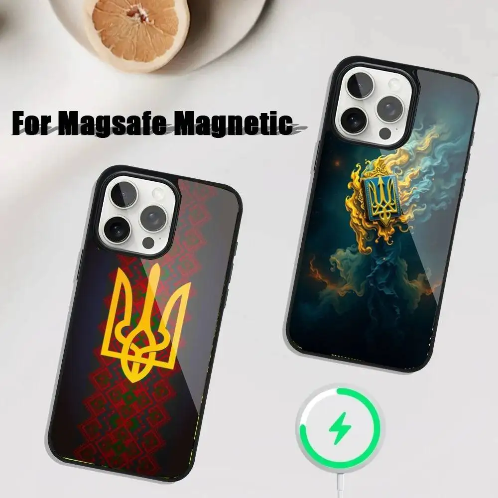 

Ukraine Ornament pattern Phone Case For iPhone 17,16,15,14,13,12,11,Pro,Max,Plus,Mini,SE4,E Magnetic Magsafe Wireless Charging