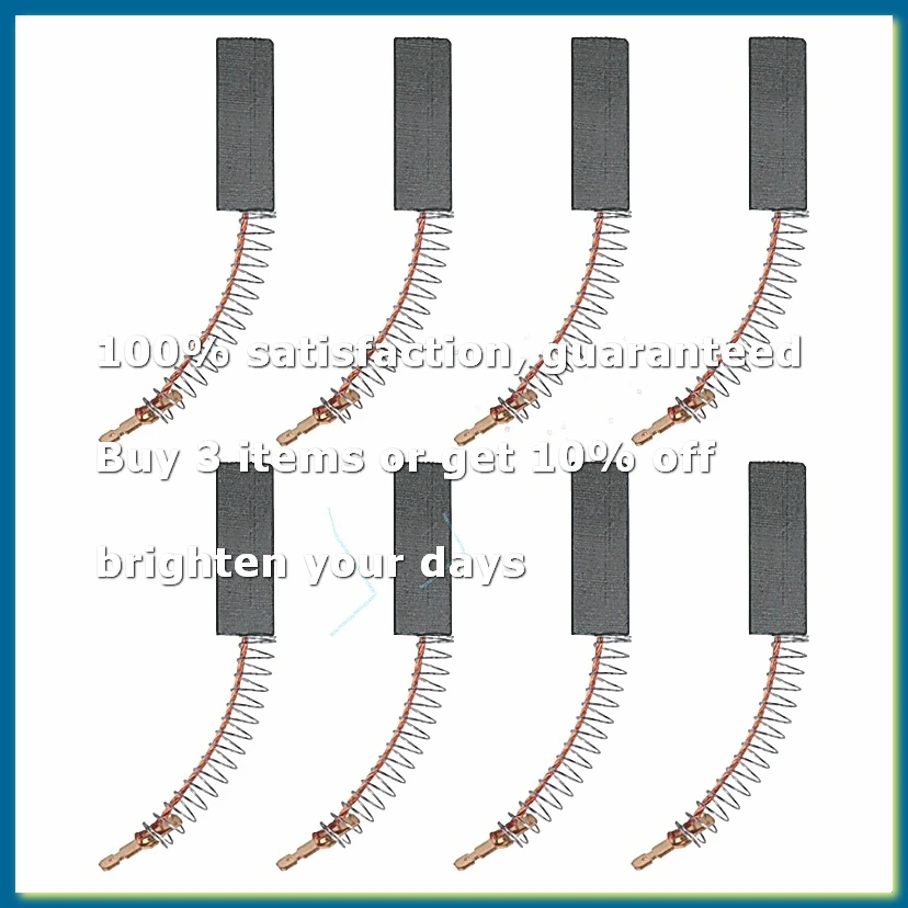 Carbon Brushes 154740 for Washing Machine Motor Carbon Brushes 8Pcs Replacement Parts
