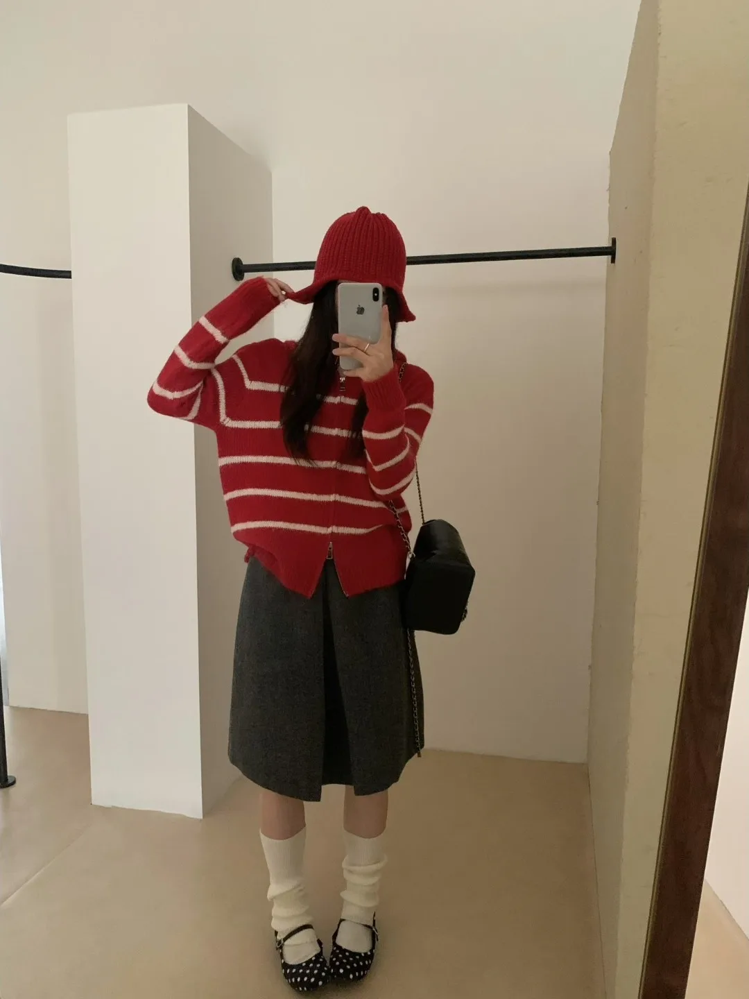 Casual Style Women's Knitted Hat Sweater Outerwear Stripe Pattern Loose Fit Spring Autumn Winter Soft Acrylic Blend Long Sleeve