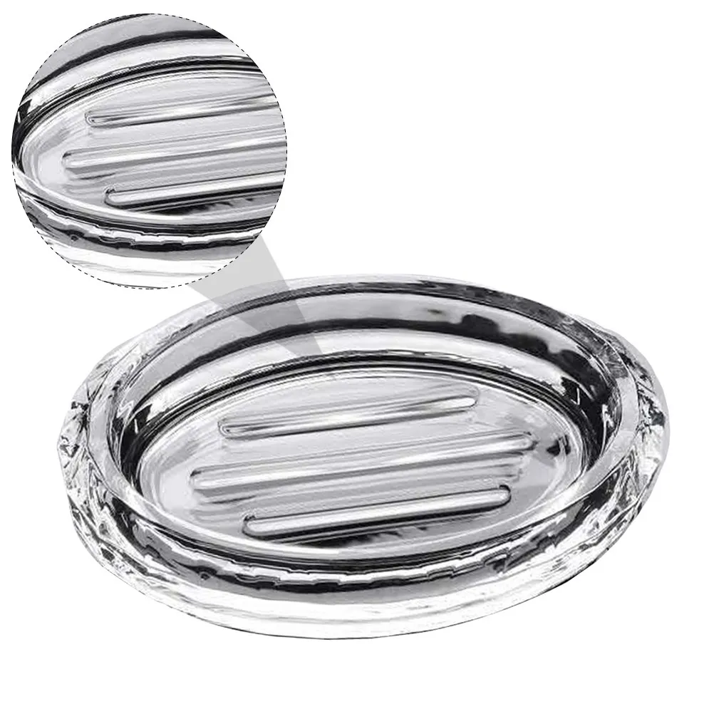 

Transparent Soap Holder Bathroom Central Design Portable Waterproof Shower Soap Holder Bathroom Countertop