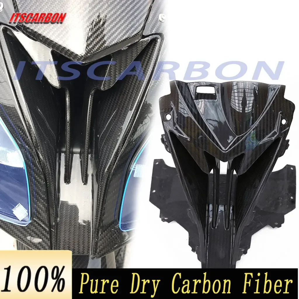 

For BMW S1000RR S1000 RR 2015 2016 2017 2018 100% Carbon Fiber Motorcycle Accessories Air Intake Front Fairing Headlight Cover