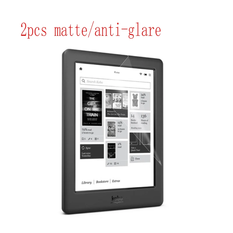 Matte anti-glare Screen Protector Plastic Soft Film For Kobo Clara colour 2024, 2pcs