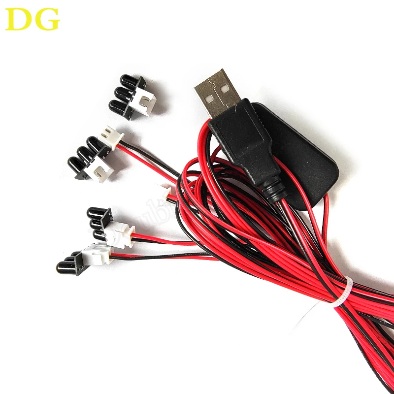 1 set of Light Gun Infrared Positioning Black Lamp Beads Kit For PC Light Gun DIY Accessories