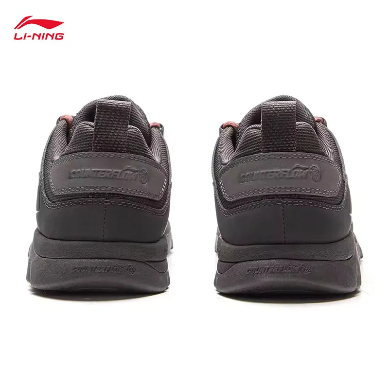 LI-NING في الهواء الطلق CLU FLOW للجنسين HEX LOC وسادة المضادة للانزلاق حذاء كاجوال بفتحات تهوية المشي أحذية رياضية AHCV055 #5