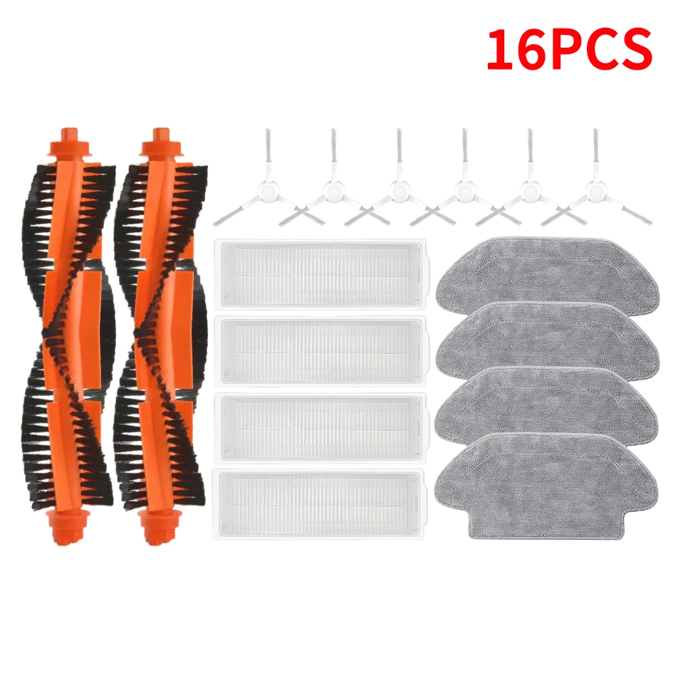 Für Xiaomi Roboter Vakuum S10 S12 T12 B106GL/Mopp 2S XMSTJQR2S / 3C B106CN Teile Zubehör Wichtigsten Seite pinsel Filter Mopp