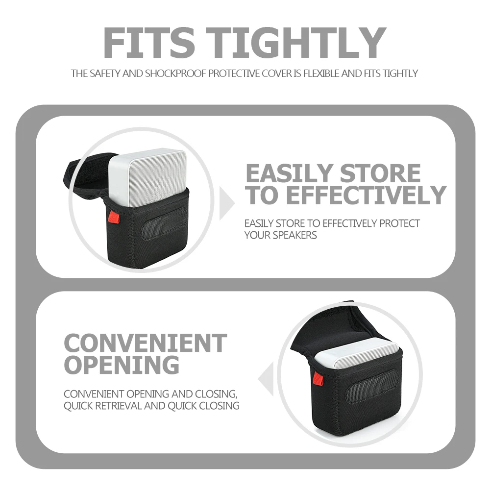 

Bag Portable Speaker Case Protective Bag Loudspeaker Carrying Shell Neoprene Wireless Travel Storage Pouch Speaker Accessories
