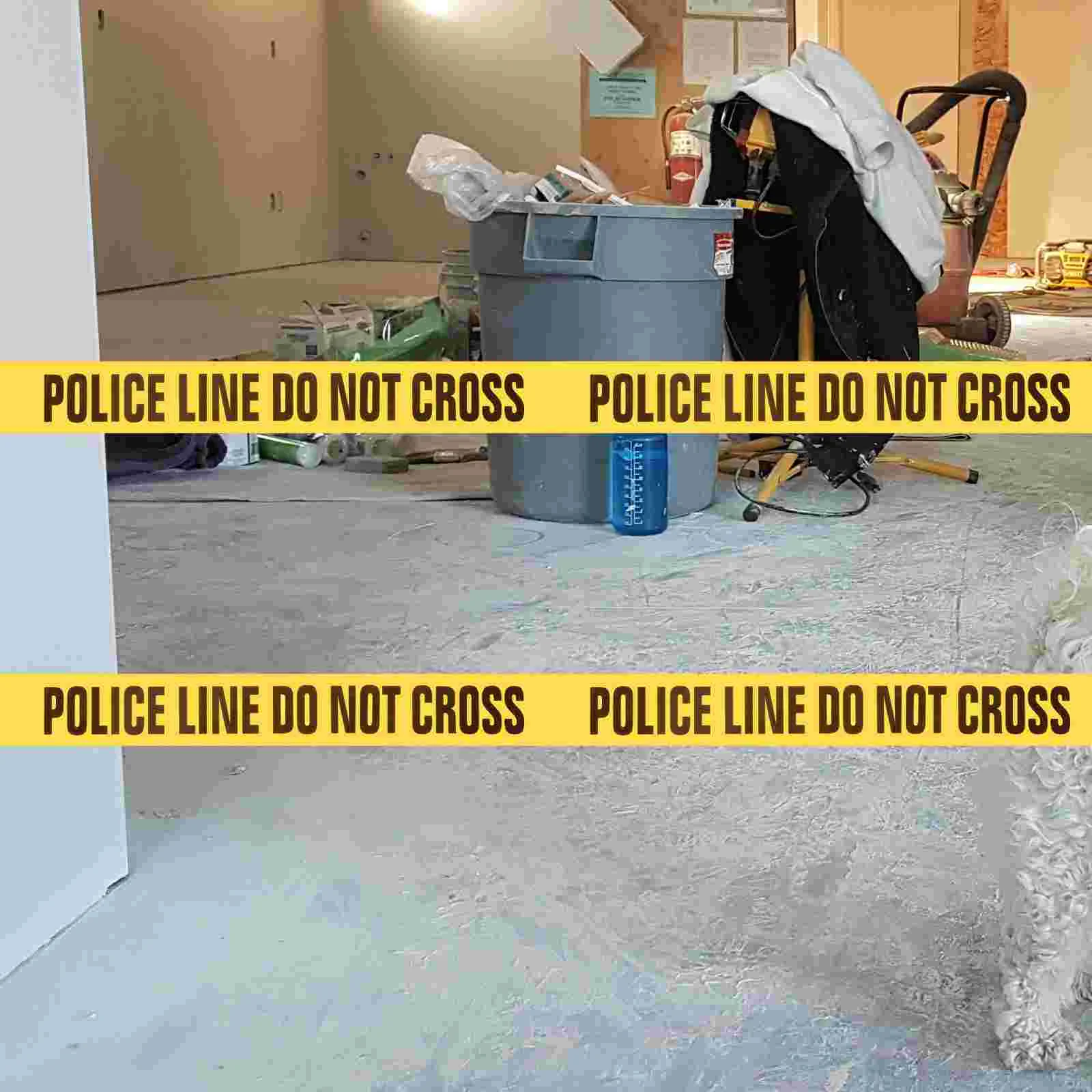 Polices Line Do Not Enter Tape Construction Tape Hazard Safety Tape  For Party Decoration crime scene tape