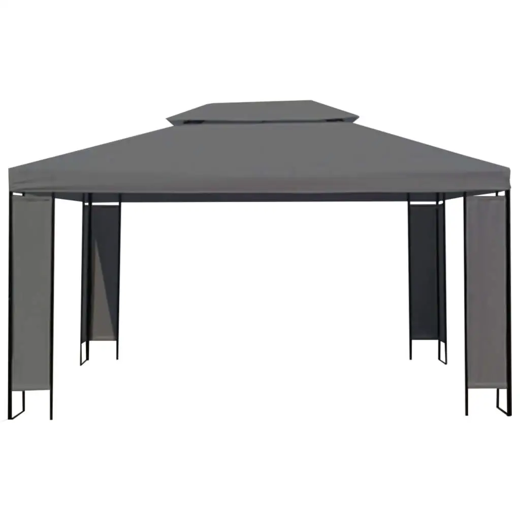 Outdoor Gazebo Vented Canopy Steel Frame Patio Garden Shade Shelter Sun Light Rain Protection, Customized