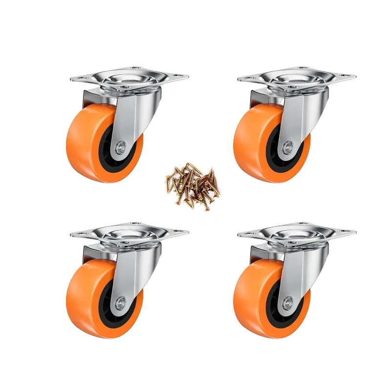 

360 ° Поворотные универсальные пластинчатые ролики для ящика для хранения/маленькой мебели/кухонной техники