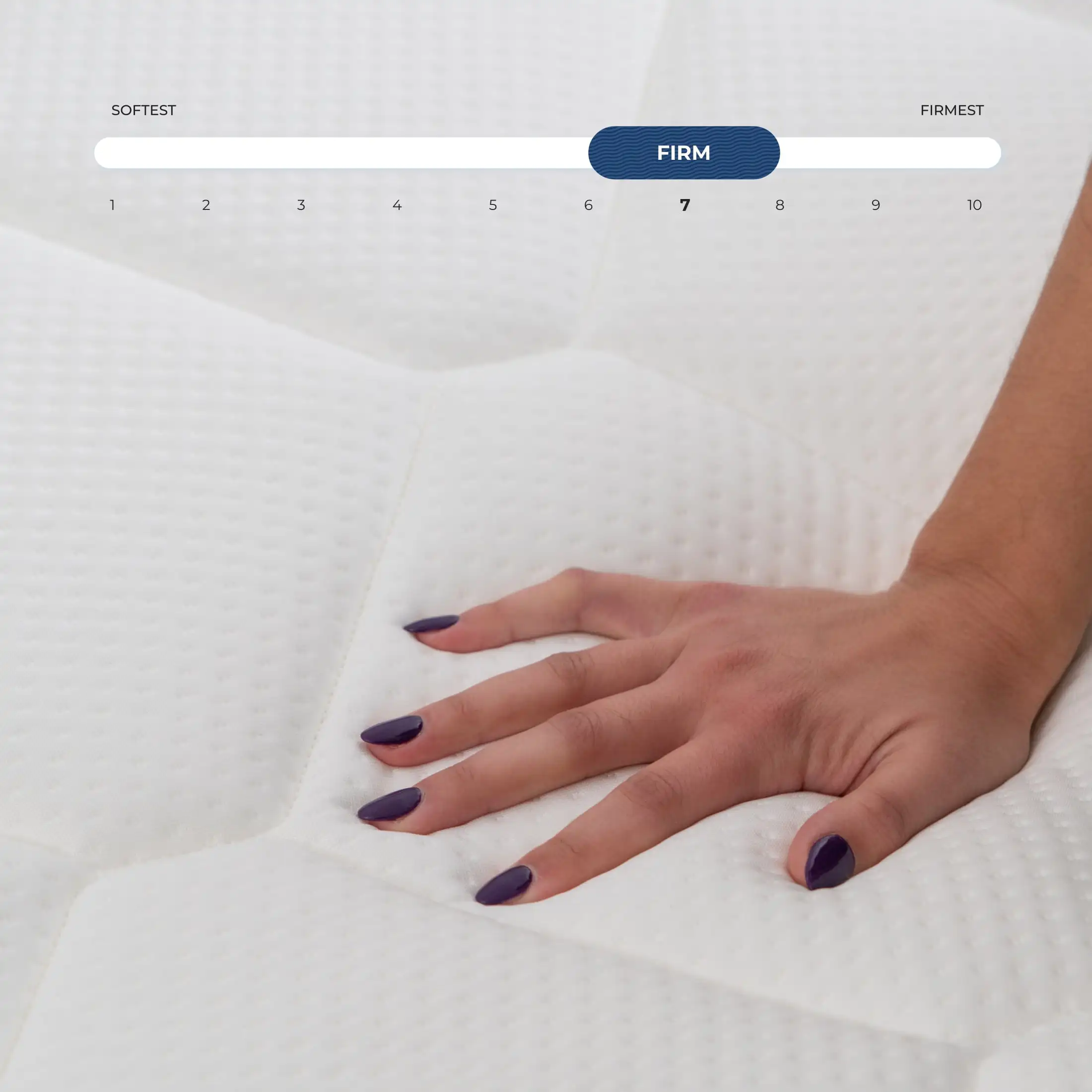 10" Standard-Twin Firm Hybrid Mattress with Cooling Cover