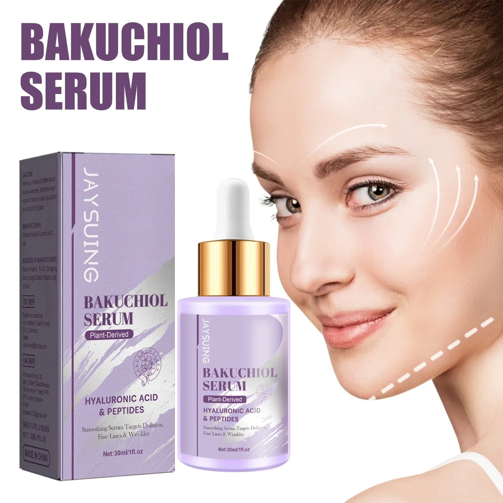 

Whitening and Moisturizing Face Serum with Hyaluronic Acid, Reduce Fine Lines and Wrinkles, Nourishing and Firming Essential Oil