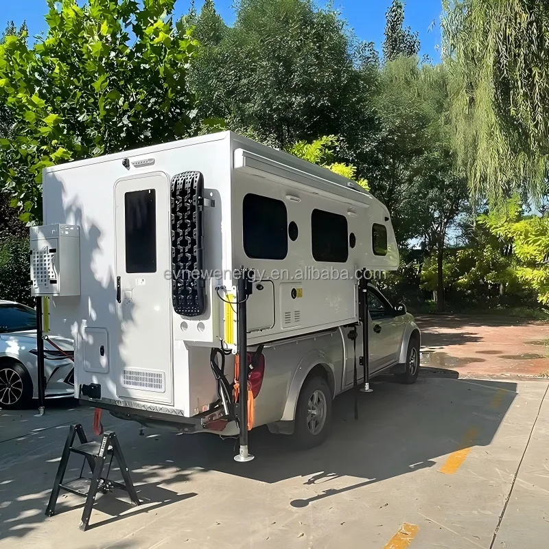 Factory Customized Off-Road RV Slide on Truck Camper with Kitchen Bathroom for Pickup Trucks for Sale
