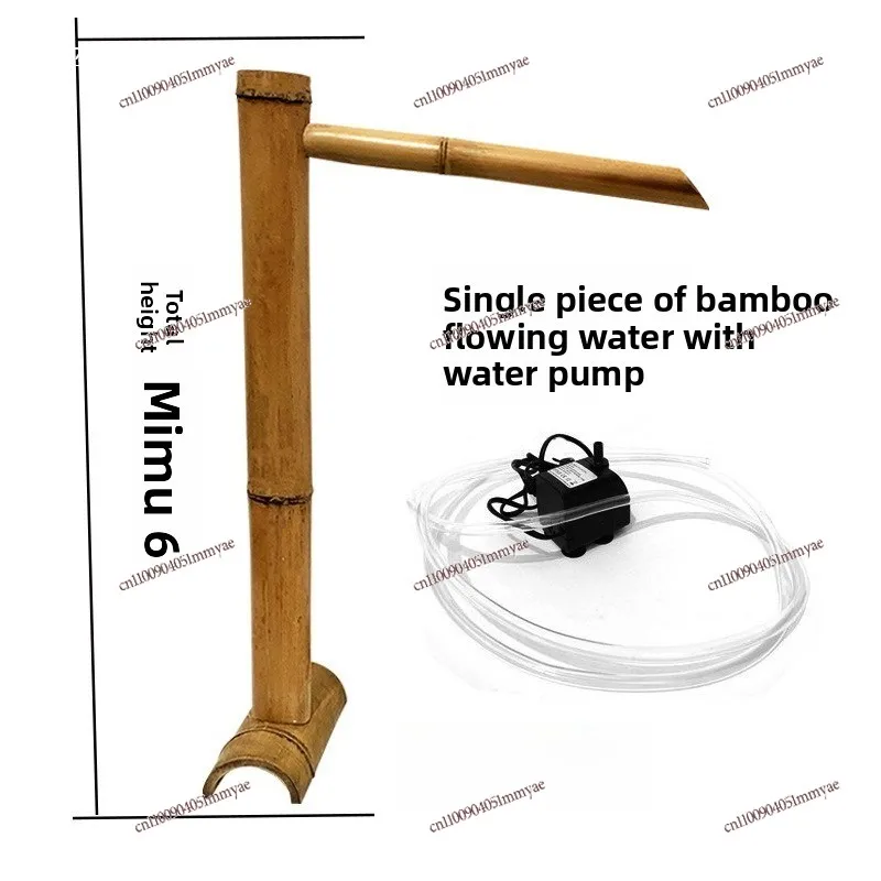 Bamboo flowing water ornament circulating water water bowl basin landscaping view pump