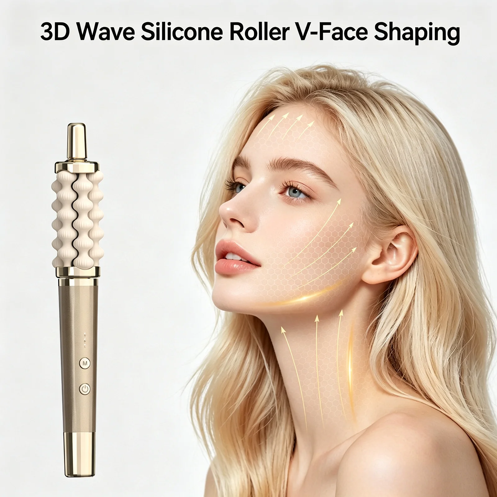 New 2 In 1 Endo Roller Inner Body Massage Device Face and Neck Lifting Massager For Skin Tightening Anti Cellulite Weight Loss