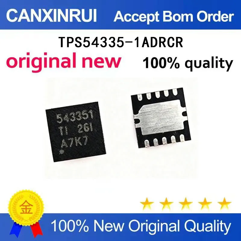 

(5-100 Pieces) New TPS54335-1ADRCR silk screen 543351 VSON-10 switch regulator chip IC