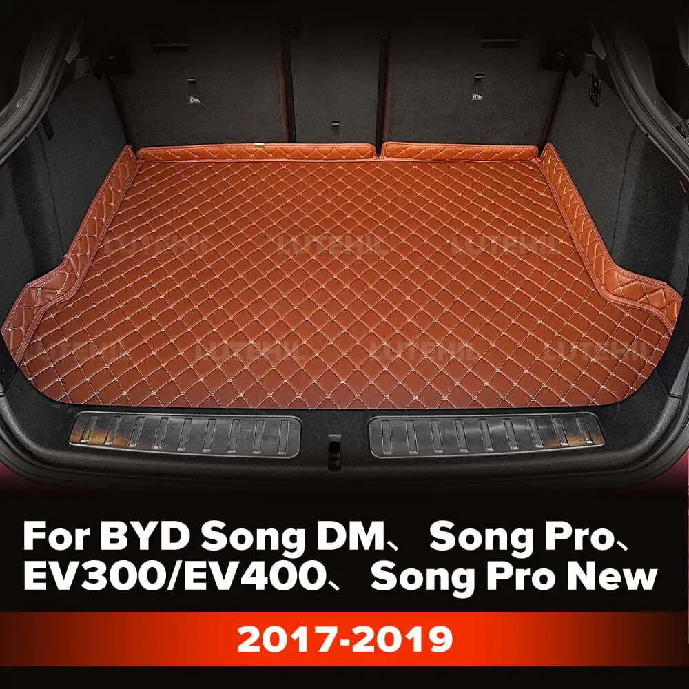 

For BYD Song DM、Song Pro、EV300/EV400、Song Pro New Energy 2017-2019 Custom Car Trunk Mat Cargo Liner Auto Interior Accessories