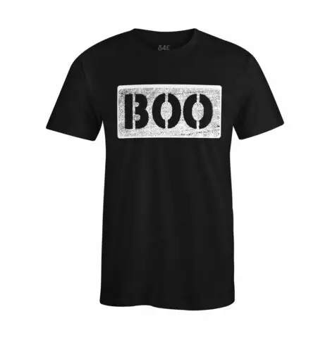 S4E Men's Boo T-Shirt Fun Halloween Party Cute Ghost Shirts