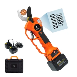 S840 40mm 25V Cordless Pruner Lithium-ion Pruning Shear Efficient Electric Scissors Bonsai Electric Tree Branches Garden Tools