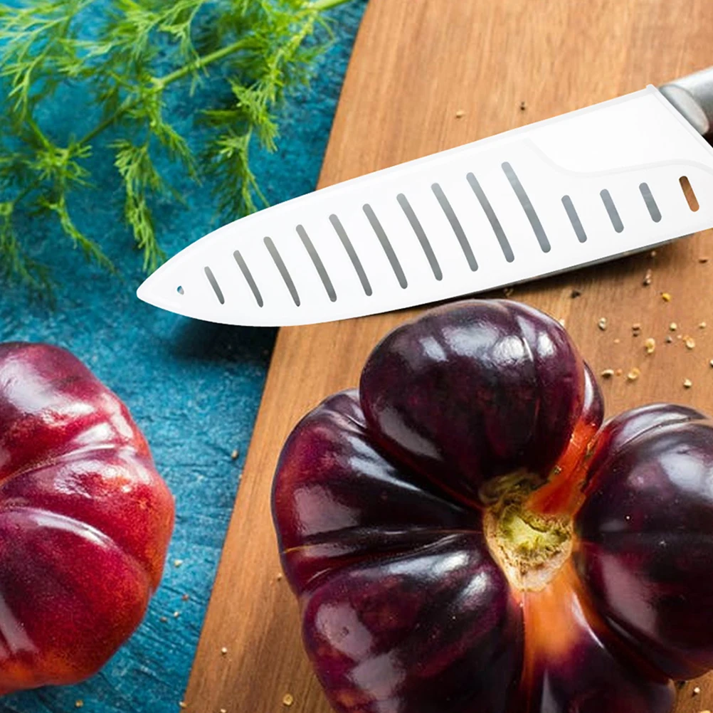 

8Pcs Cutter Edge Guards Wear-Resistant Plastic Cutter Protective Covers for Chef and Kitchen Kitchen Household Supply