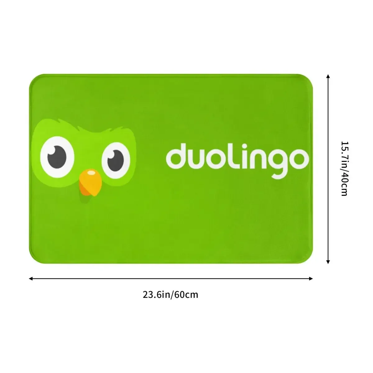 Duolingo Owl Duo Anti-slip Doormat Floor Mat Water oil proof Carpet Rug for Kitchen Entrance Home Bedroom Footpad Mats