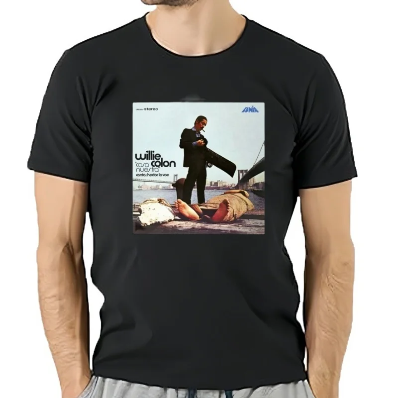 Camiseta de manga corta Unisex, camisa con estampado de Willie, Colon, Cosa, Nuestra Fania, Salsa, harajuku, 18 +, nov