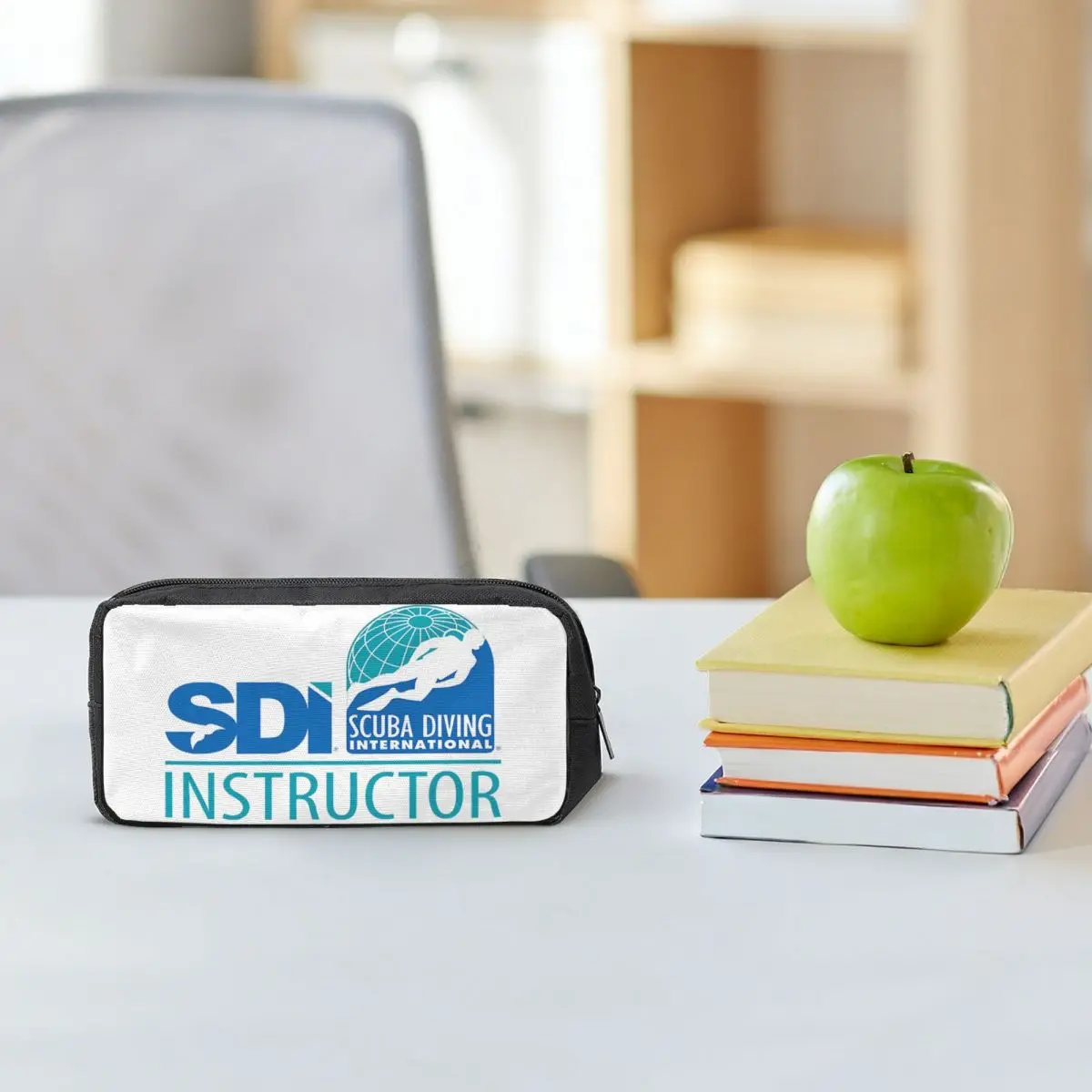 

Scuba Diving International (SDI)- SDI Instructor Pencil Cases for Students School Pen Box Pencil Bag Large Pencil Pouch Holder