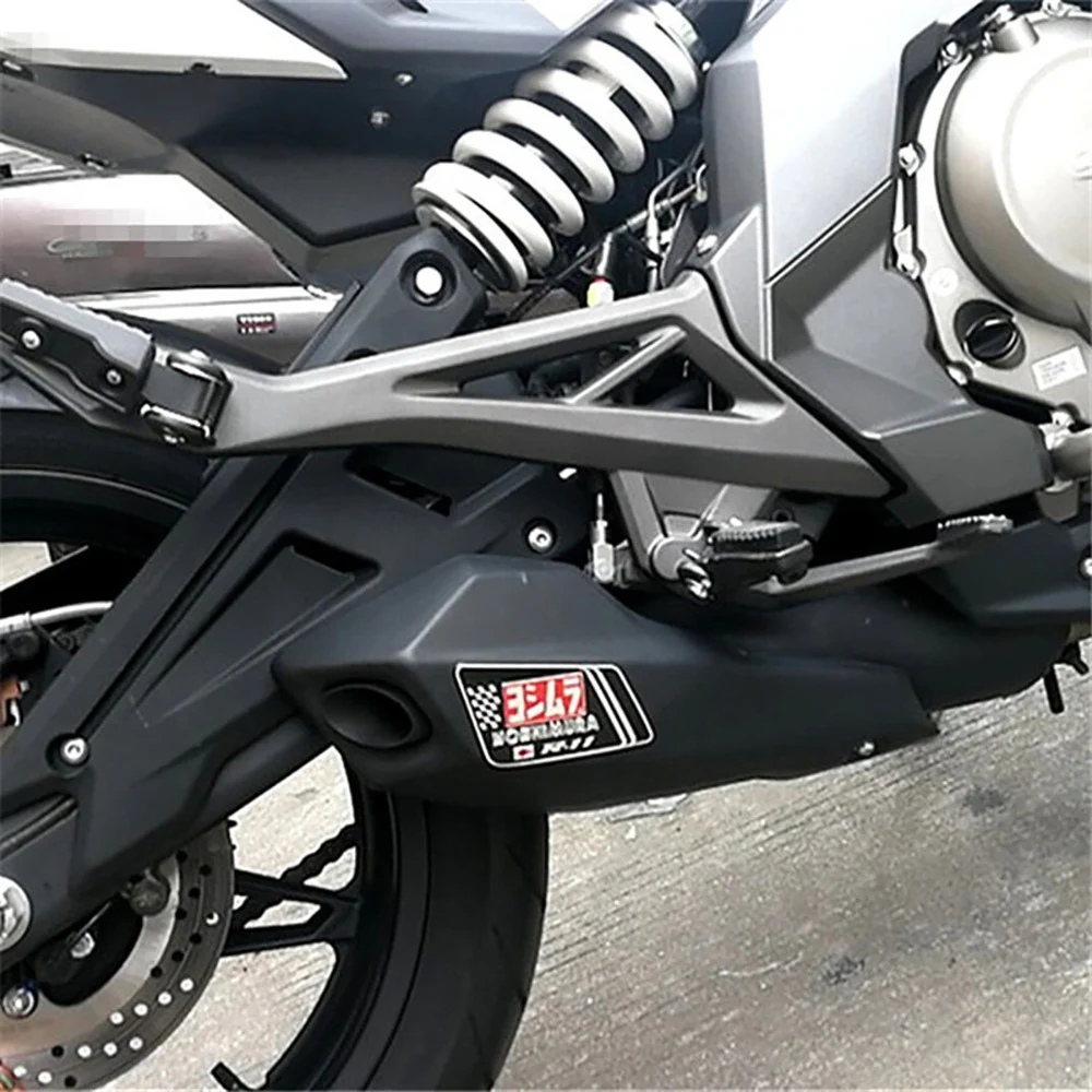 For Yoshimura USA Japan Honda Yamaha Suzuki Motorcycle Exhaust Pipes Decal Sticker Aluminium 3D Heat-resistant Decals Sticker