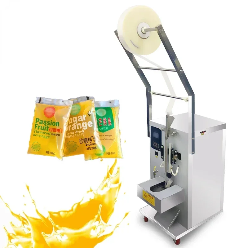 Machine d'emballage automatique de sachets liquides, 500ml, pour le remplissage et le scellage de jus liquides, thérapeute