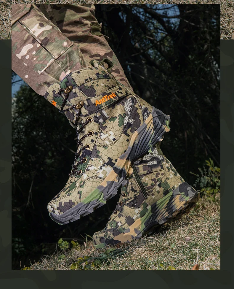 Neue Taktische Stiefel für Herren, Atmungsaktive Outdoor-Sicherheitsstiefel, Hochwertige Schnellreaktions-Armeestiefel, Rutschfeste Arbeitsstiefel für die Wüste – Detail 19