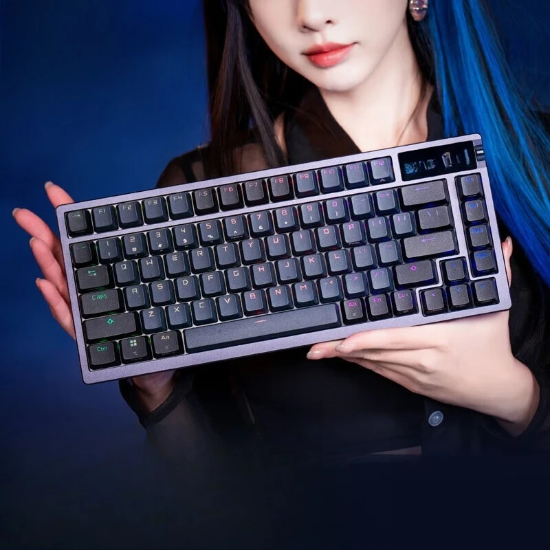 Applicable to ROG mechanical keyboard wireless Bluetooth three mode gaming 75 with RGB hot swap
