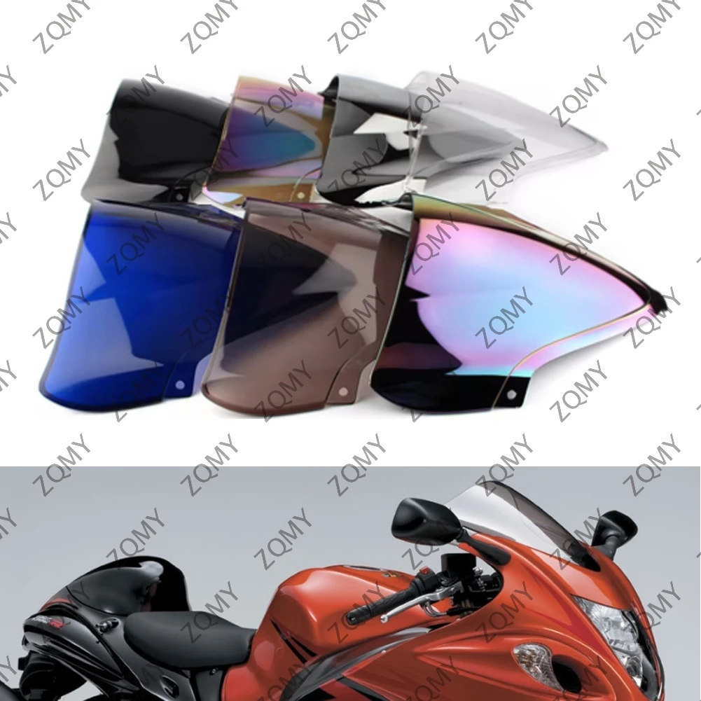 GSXR 1300 Motorcycle Windshield Windscreen For Suzuki GSX1300R Hayabusa 1999 2000 2001 2002 2003 2004 2005 2006 2007 ABS Plastic