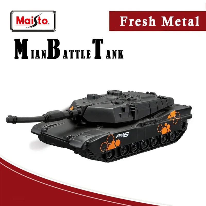 Maisto Tank Armoured MBT Model Replica Home Office Interior Decor Scale Miniature Art Collection Gift Boy Toy