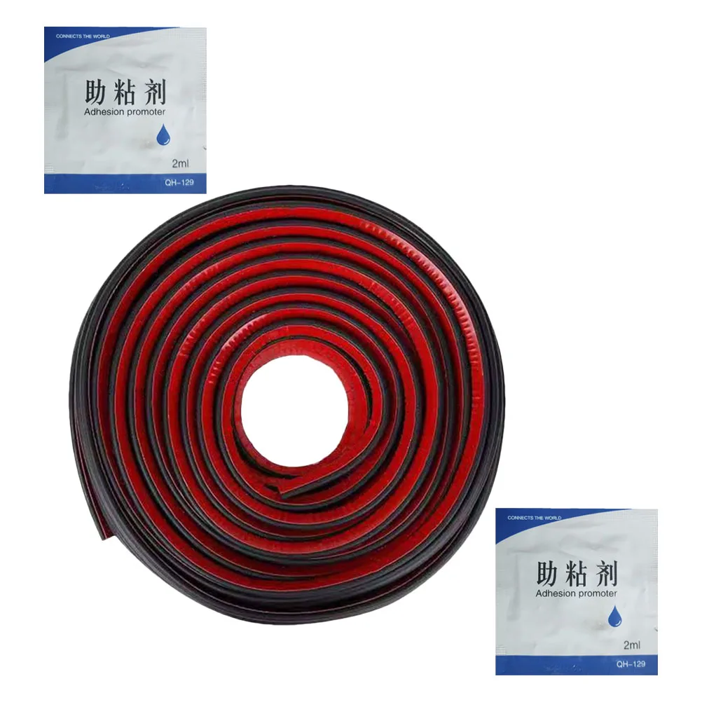 

Sound Insulation Sealing Strip Rubber Automotive Door Weatherproof Motorcycle Accessories Professional Practical Strong Adhesion