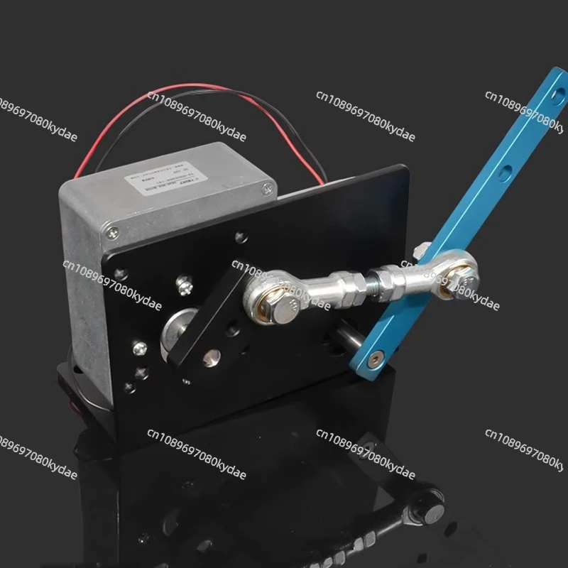 DC 12V 24V DIY Reciprocating Swing Motor Actuator Speed Adjustable Angle 35/60/90 Degrees with Power Supply and Speed Regulator