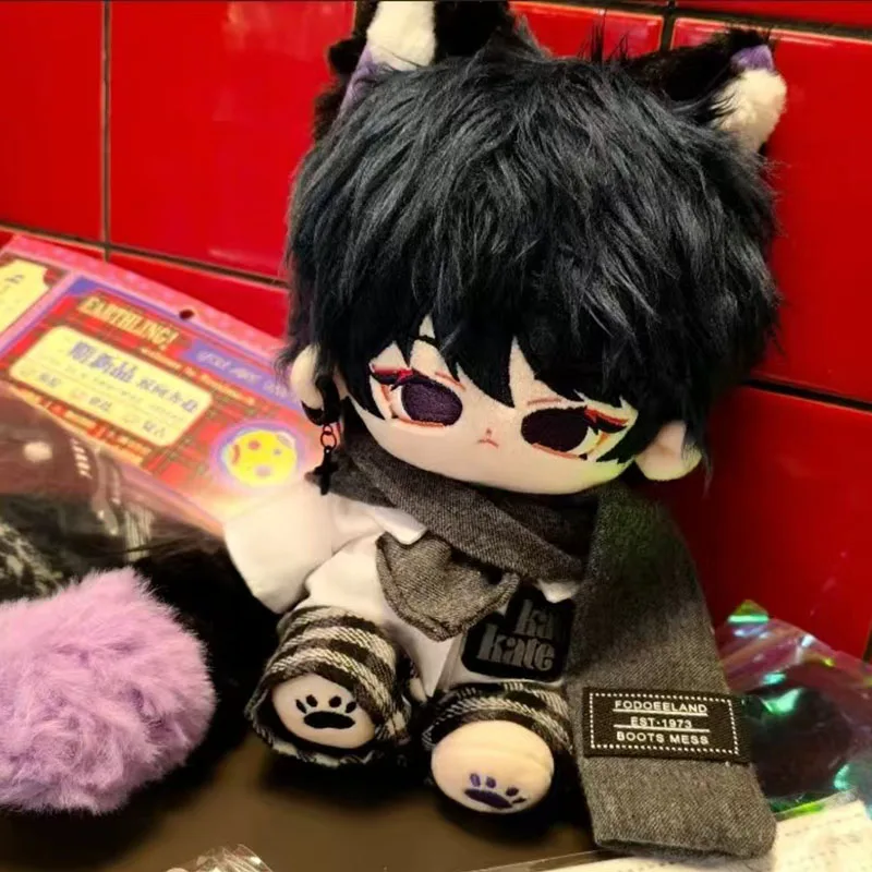 

Anime Game Genshin Impact Scaramouche 20cm Stuffed Plush Doll Cute Dress-up Perfect for Adults/kids as a Collectible Gift.